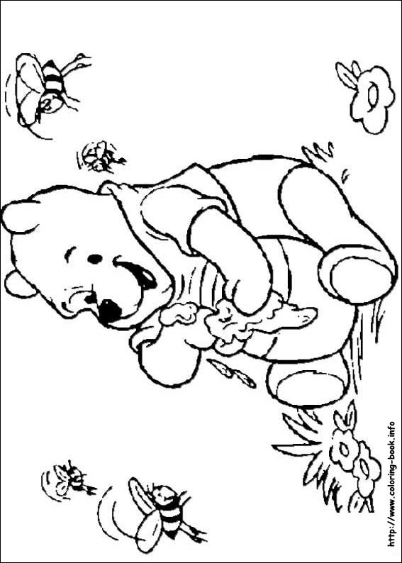 Winnie the Pooh coloring picture